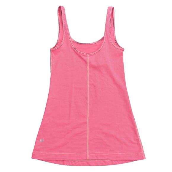 LULULEMON Daily Tank Wee Stripe Dune Flash Sz 4 - Picture 8 of 10